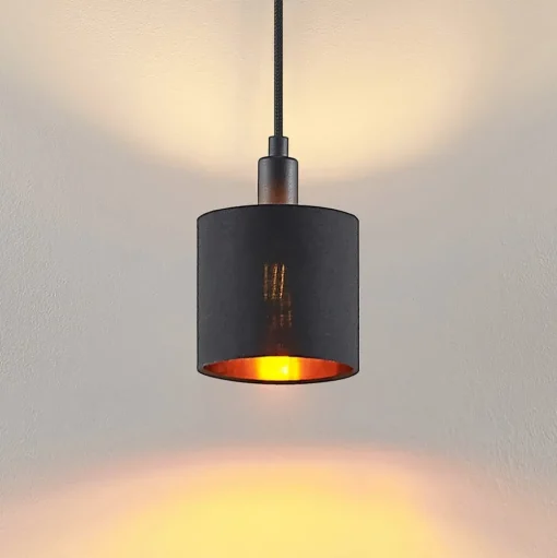 Arcchio Heleni hanglamp rail zwartgoud 12cm