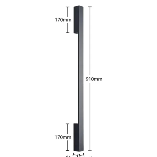 Arcchio Ivano LED wandlamp 91 cm zwart