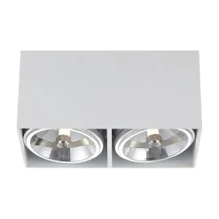 Arcchio Jarle plafondlamp, 2-lamps wit