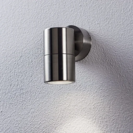 Arcchio Kalel buitenwandlamp, 1-lamp V4A roestvrij staal