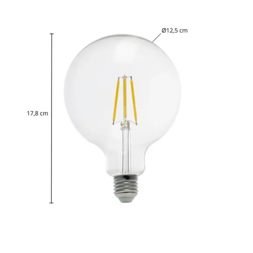 Arcchio LED bollamp G125 E27 3,8W 2700K 806lm