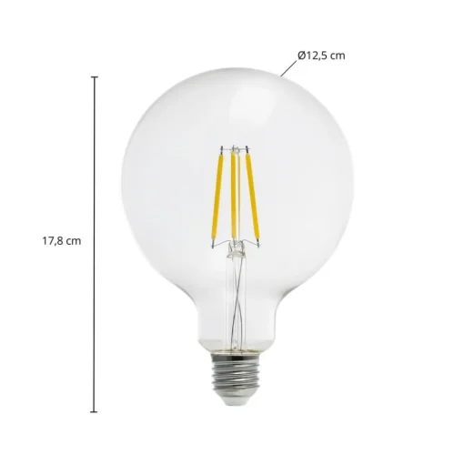 Arcchio LED bollamp G125 E27 3,8W 3000K 806lm
