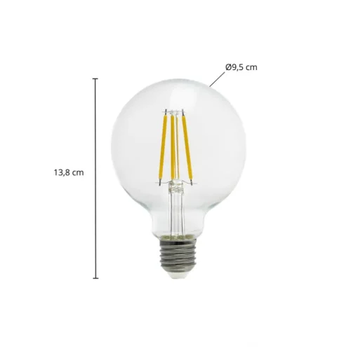 Arcchio LED bollamp G95 E27 3,8W 2700K 806lm