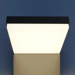Arcchio LED buiten wandlamp Yolena, antraciet, aluminium, 21cm