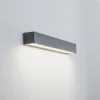 Arcchio LED buitenwandlamp Lengo, CCT, 50 cm, 1-lamp, grijs