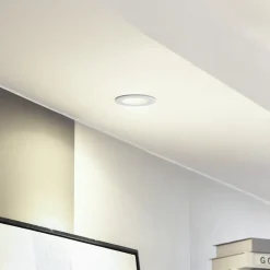 Arcchio LED downlight Aryx, wit, 3.000K