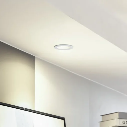 Arcchio LED downlight Aryx, wit, 3.000K