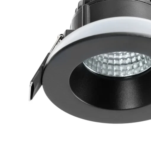 Arcchio LED downlight Aryx, zwart, 3.000K