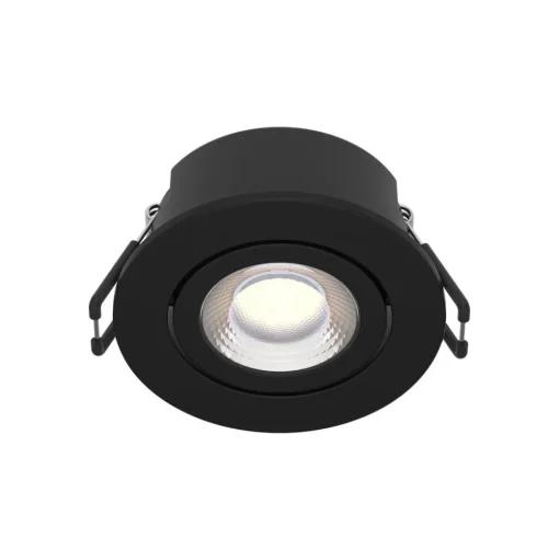 Arcchio LED downlight Eliar rond zwart CCT zwenkbaar