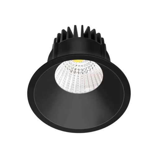 Arcchio LED downlight Niria, zwart, 3.000K
