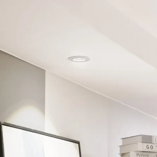 Arcchio LED downlight Zarik, wit, 4.000K