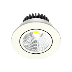 Arcchio LED downlight Zarik, wit, 3.000K
