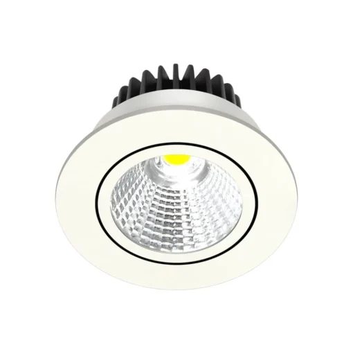 Arcchio LED downlight Zarik, wit, 3.000K
