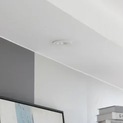 Arcchio LED downlight Zarik, wit, 3.000K