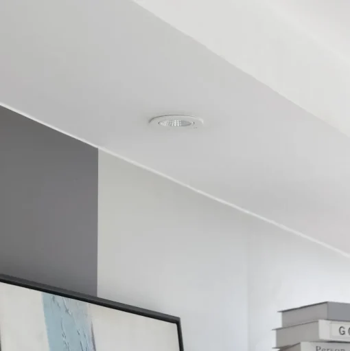 Arcchio LED downlight Zarik, wit, 3.000K