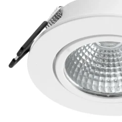 Arcchio LED downlight Zarik, wit, 3.000K