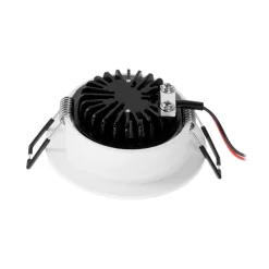 Arcchio LED downlight Zarik, wit, 3.000K