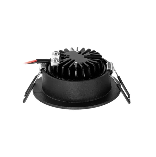 Arcchio LED downlight Zarik, zwart, 4.000K