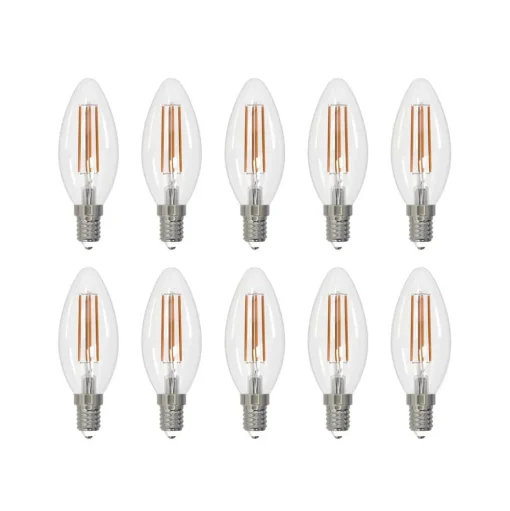 Arcchio LED filament lamp E14 kaars set van 10, 3000 K