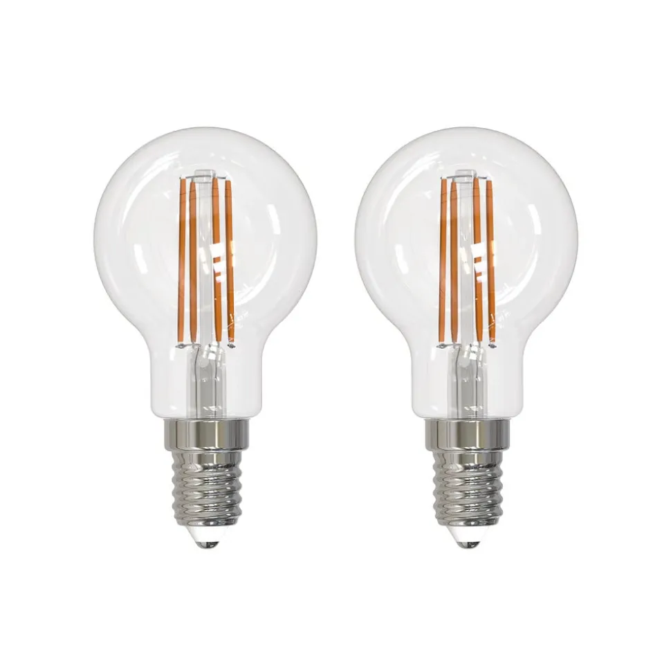 Arcchio LED filament lamp E14 G45, set van 2, 4000 K