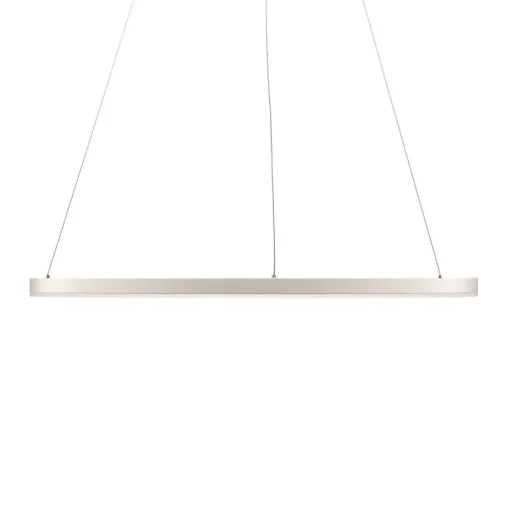 Arcchio LED hanglamp Albiona, wit, 1 ring, Ø 80 cm