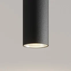 Arcchio LED hanglamp Franka, 1-lamp, Ø 4 cm, zwart