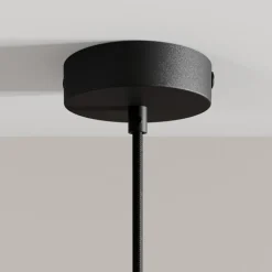 Arcchio LED hanglamp Franka, 1-lamp, Ø 4 cm, zwart