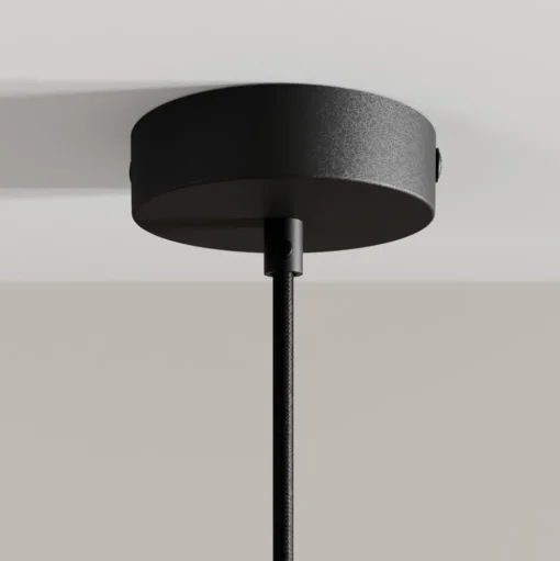 Arcchio LED hanglamp Franka, 1-lamp, Ø 4 cm, zwart