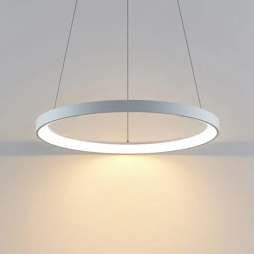 Arcchio LED hanglamp Vivy, Ø 58 cm, wit, metaal