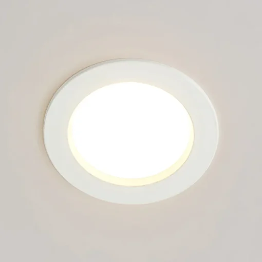 Arcchio LED inbouwlamp Milaine, Ø 10 cm, wit, dimbaar