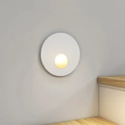 Arcchio LED inbouwlamp Vexi, Ø 7,5 cm, wit, aluminium, CCT
