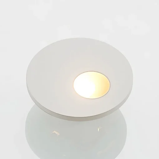 Arcchio LED inbouwlamp Vexi, Ø 7,5 cm, wit, aluminium, CCT