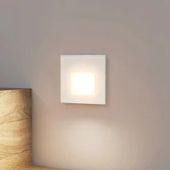 Arcchio LED inbouwlamp Vexi, 7,8 cm x 7,8 cm, wit, CCT