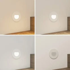 Arcchio LED inbouwlamp Vexi, Ø 7,8 cm, wit, aluminium, CCT