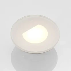 Arcchio LED inbouwlamp Vexi, Ø 7,8 cm, wit, aluminium, CCT
