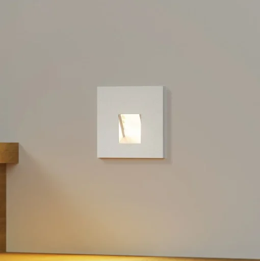 Arcchio LED inbouwlamp Vexi, 7,5 cm x 7,5 cm, zilver, CCT