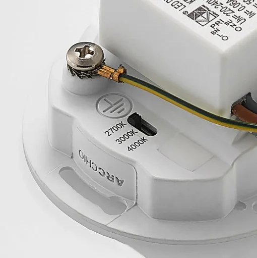 Arcchio LED inbouwlamp Vexi, 7,5 cm x 7,5 cm, zilver, CCT