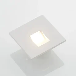 Arcchio LED inbouwlamp Vexi, 7,5 cm x 7,5 cm, wit, CCT
