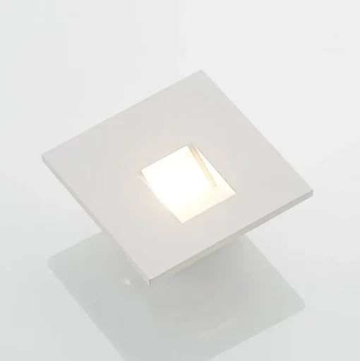 Arcchio LED inbouwlamp Vexi, 7,5 cm x 7,5 cm, wit, CCT