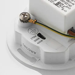 Arcchio LED inbouwlamp Vexi, 7,5 cm x 7,5 cm, wit, CCT