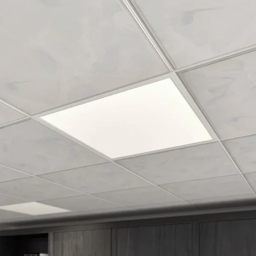 Arcchio LED inzetpaneel Vinas, 62 cm, wit, aluminium, CCT
