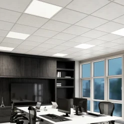 Arcchio LED inzetpaneel Vinas, 62 cm, wit, aluminium, CCT