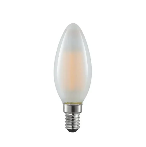 Arcchio LED kaarslamp E14, 4 W, mat, 2.700 K, dimbaar