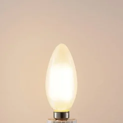 Arcchio LED kaarslamp E14, 4 W, mat, 2.700 K, dimbaar
