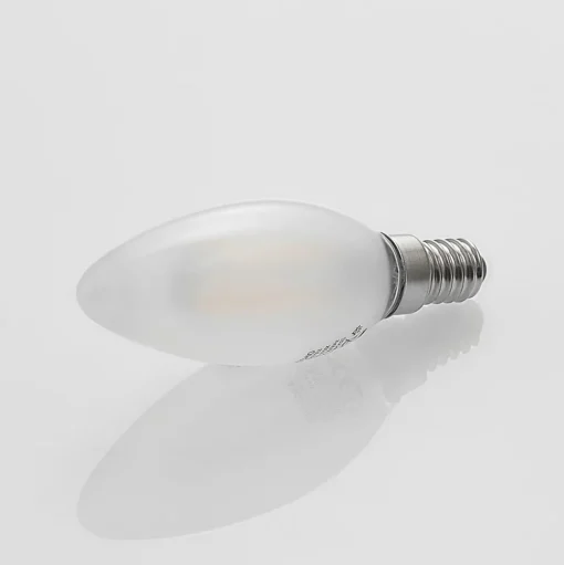 Arcchio LED kaarslamp E14, 4 W, 2.700 K, dimbaar, set van 2