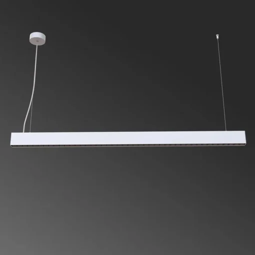 Arcchio LED kantoor hanglamp Jolinda slank, metaal, omhoog/omlaag