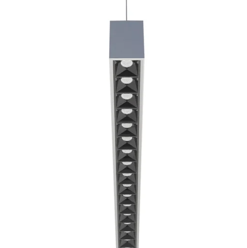 Arcchio LED kantoor hanglamp Jolinda slank, metaal, omhoog/omlaag