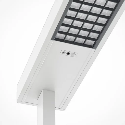 Arcchio LED kantoor vloerlamp Susi, wit, sensor, touchdimmer