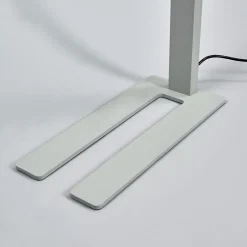 Arcchio LED kantoor vloerlamp Jolinda, zilver, 4.000 K, sensor