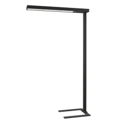 Arcchio LED kantoor vloerlamp Susi, zwart, sensor, touchdimmer